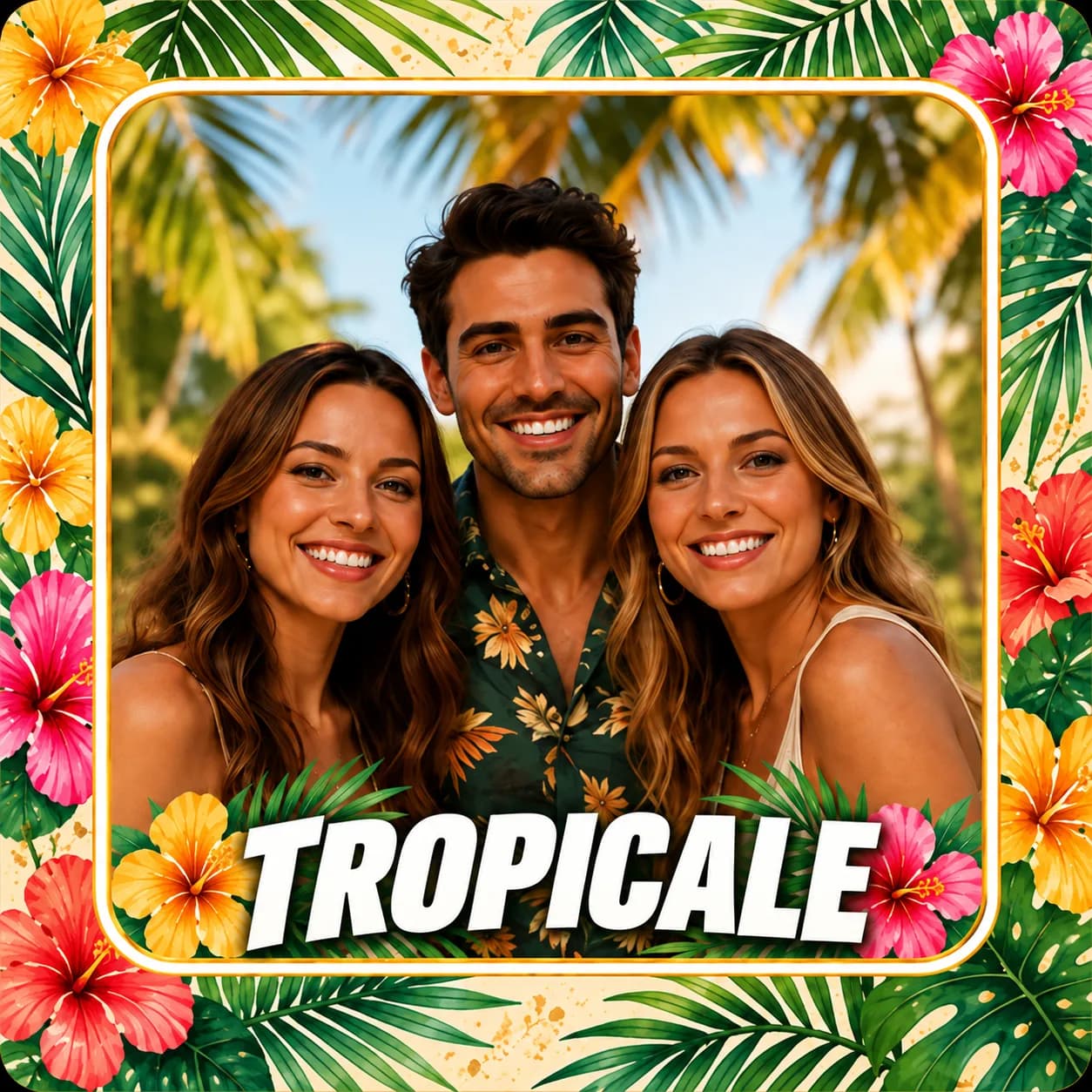 Scène tropicale